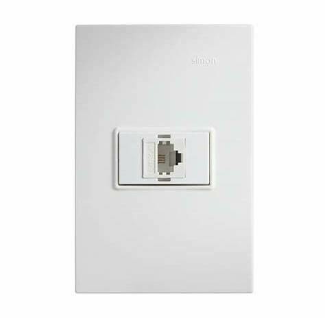 SIMON 23482-90 Toma informatica RJ 45 Cat.5e u x cja: 1