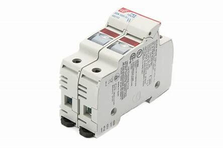 IDE 485151 Base portafusible PMX 10x38 2 polos, 2 modulos sin indicador 3