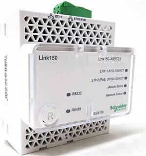 IDE EGX150 Pasarela link150, Modbus TCP/IP 2 puertos Ethernet, 24 VDC y P