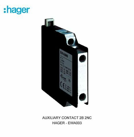 HAGER EWA003 CONTACTO AUXILIAR 2B (2NC)