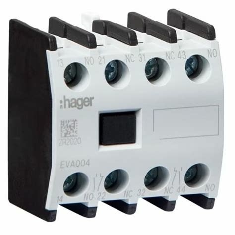 HAGER EWA004 CONTACTO AUXILIAR 4A( 4NO)