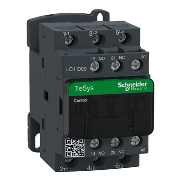 SCHNEIDER ELECTRIC LC1D09P7-1 Contactor Mag. TeSys D 9A 1NC-NA, Ubobina 230 VAC -50-60 H