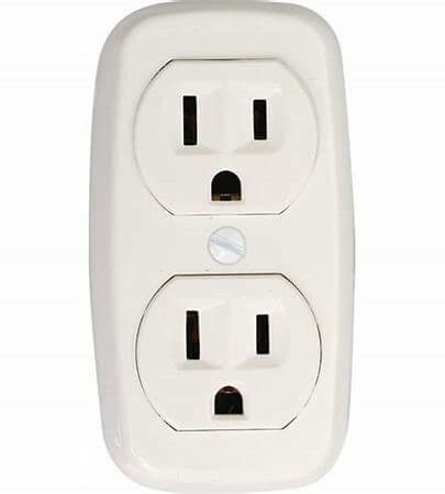 WANGBANG U11 Tomacorriente doble de superficie, 2P+T, 15A, 125V, redondead