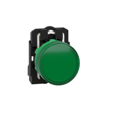 SCHNEIDER ELECTRIC XB5AVM3 Piloto luminoso completo plastico (Gama Harmony XB5) verde co